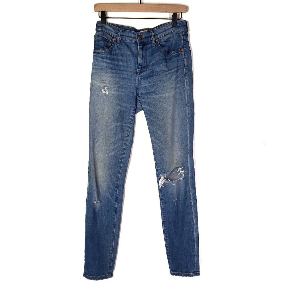 Madewell 9" High Rise Skinny Skinny‎ Jeans Blue 26 Medium Wash Denim - Fair